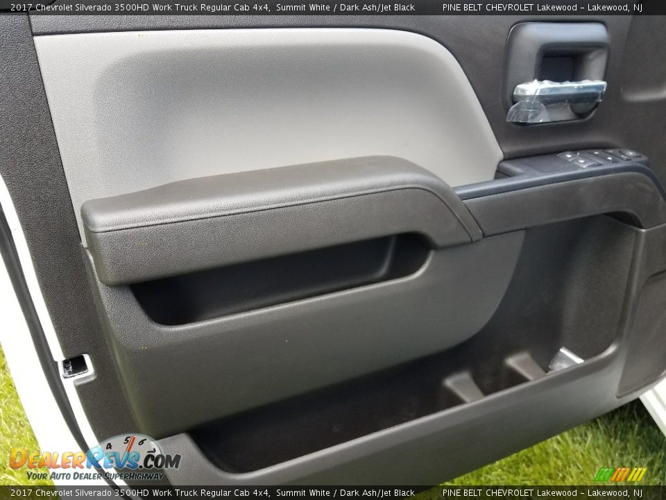 2017 Chevrolet Silverado 3500HD Work Truck Regular Cab 4x4 Summit White / Dark Ash/Jet Black Photo #7