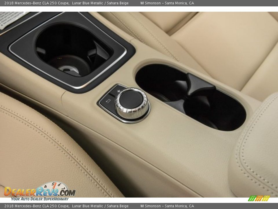 2018 Mercedes-Benz CLA 250 Coupe Lunar Blue Metallic / Sahara Beige Photo #7