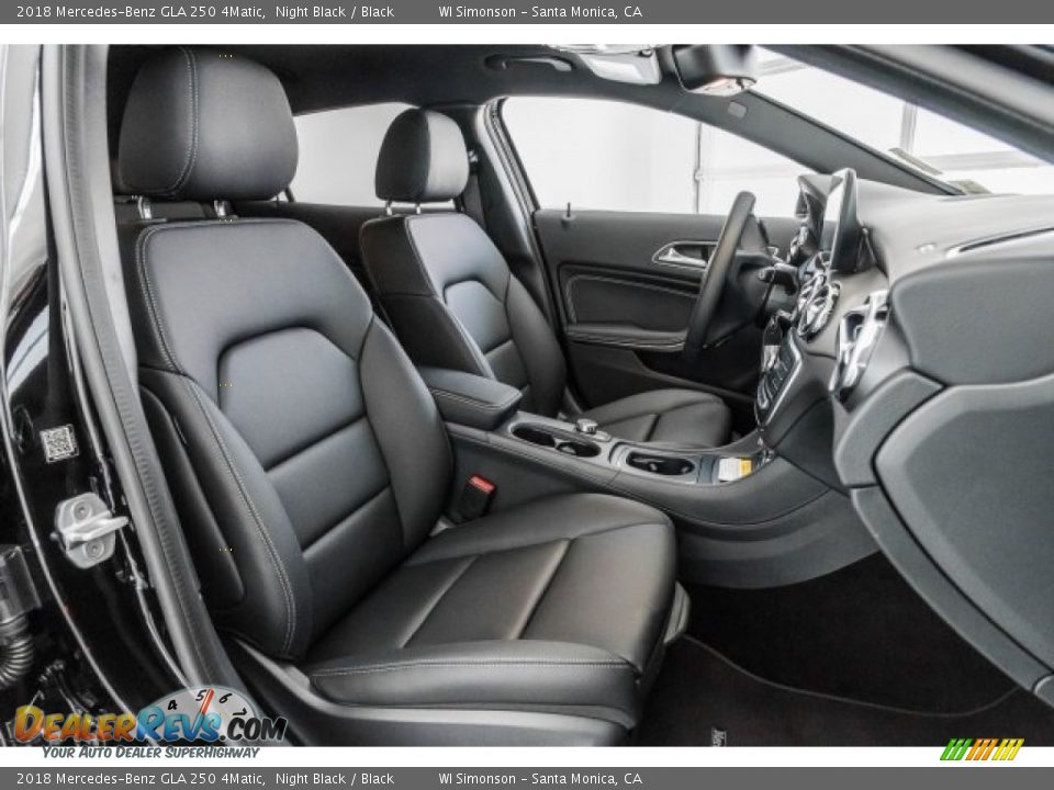 Black Interior - 2018 Mercedes-Benz GLA 250 4Matic Photo #2