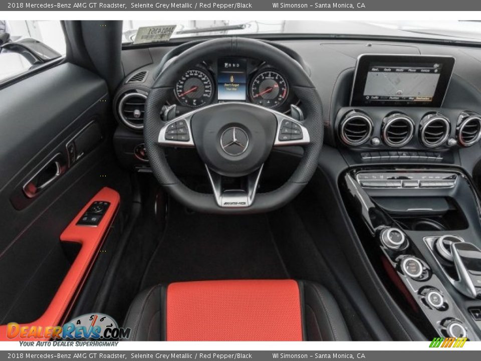 Red Pepper/Black Interior - 2018 Mercedes-Benz AMG GT Roadster Photo #4
