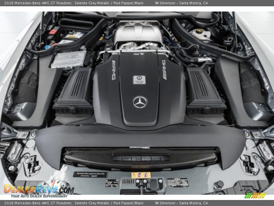 2018 Mercedes-Benz AMG GT Roadster 4.0 Liter AMG Twin-Turbocharged DOHC 32-Valve VVT V8 Engine Photo #8