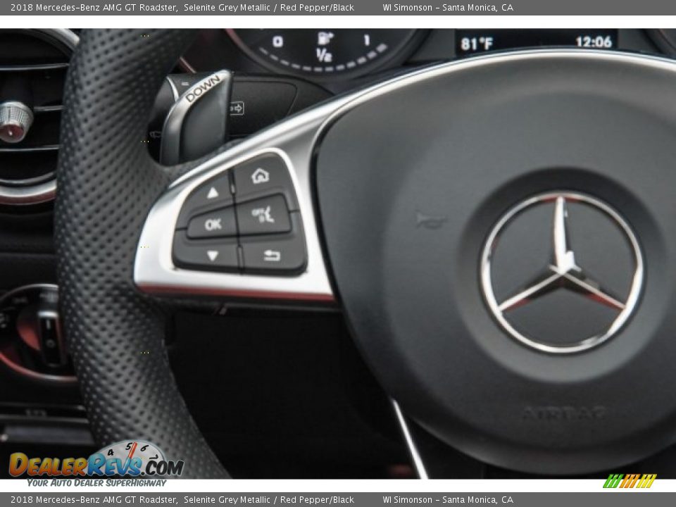 Controls of 2018 Mercedes-Benz AMG GT Roadster Photo #16