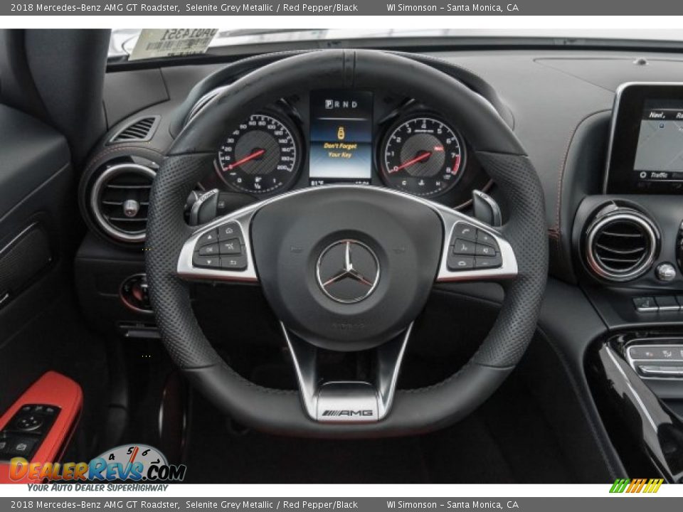 2018 Mercedes-Benz AMG GT Roadster Steering Wheel Photo #17