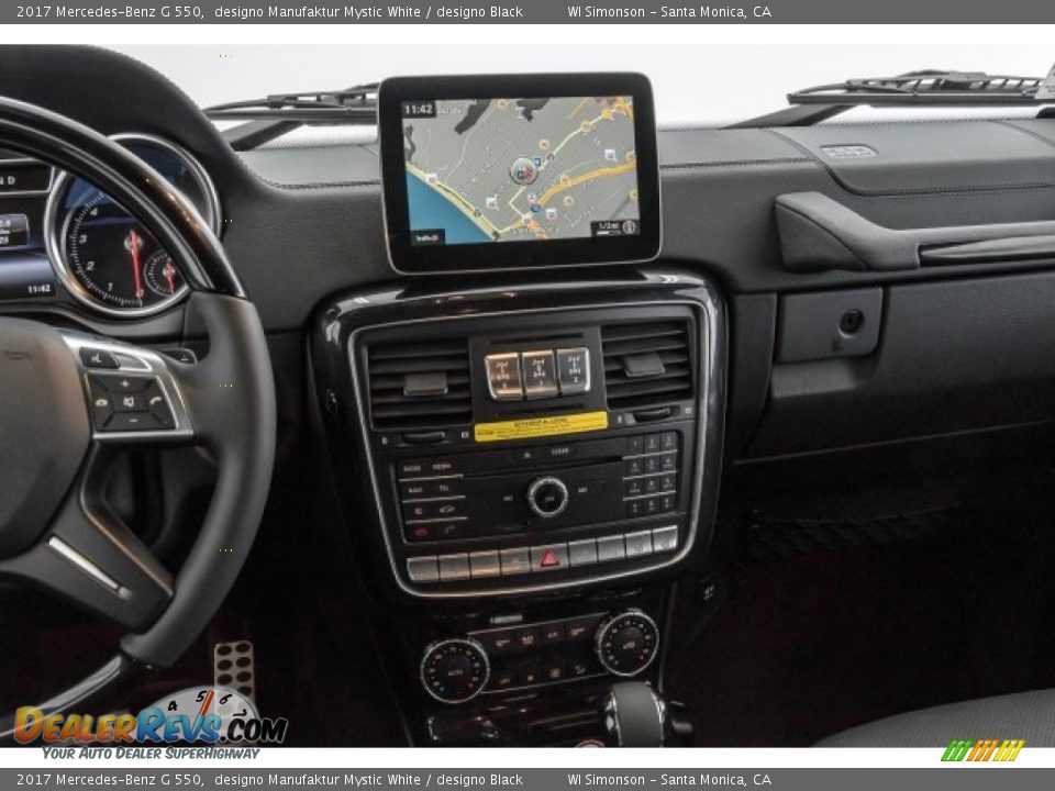2017 Mercedes-Benz G 550 designo Manufaktur Mystic White / designo Black Photo #5
