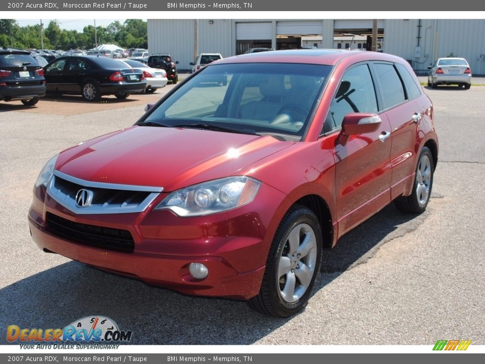 2007 Acura RDX Moroccan Red Pearl / Taupe Photo #1