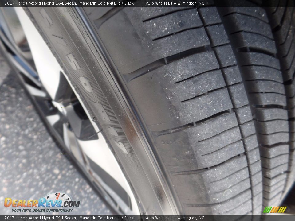 2017 Honda Accord Hybrid EX-L Sedan Mandarin Gold Metallic / Black Photo #8