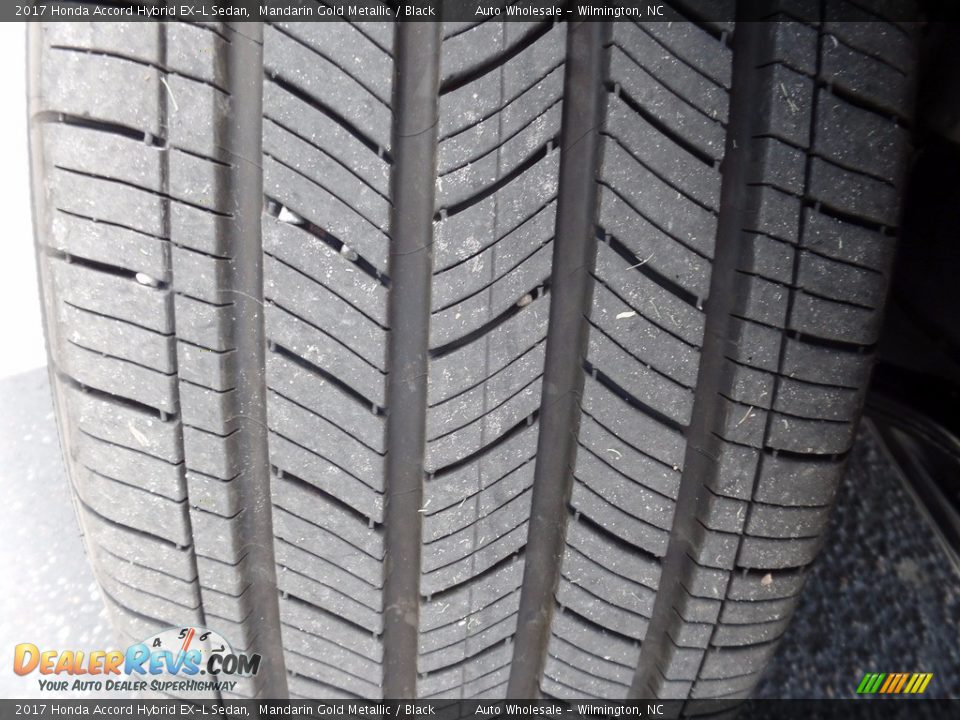 2017 Honda Accord Hybrid EX-L Sedan Mandarin Gold Metallic / Black Photo #9