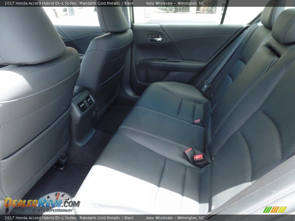 2017 Honda Accord Hybrid EX-L Sedan Mandarin Gold Metallic / Black Photo #12