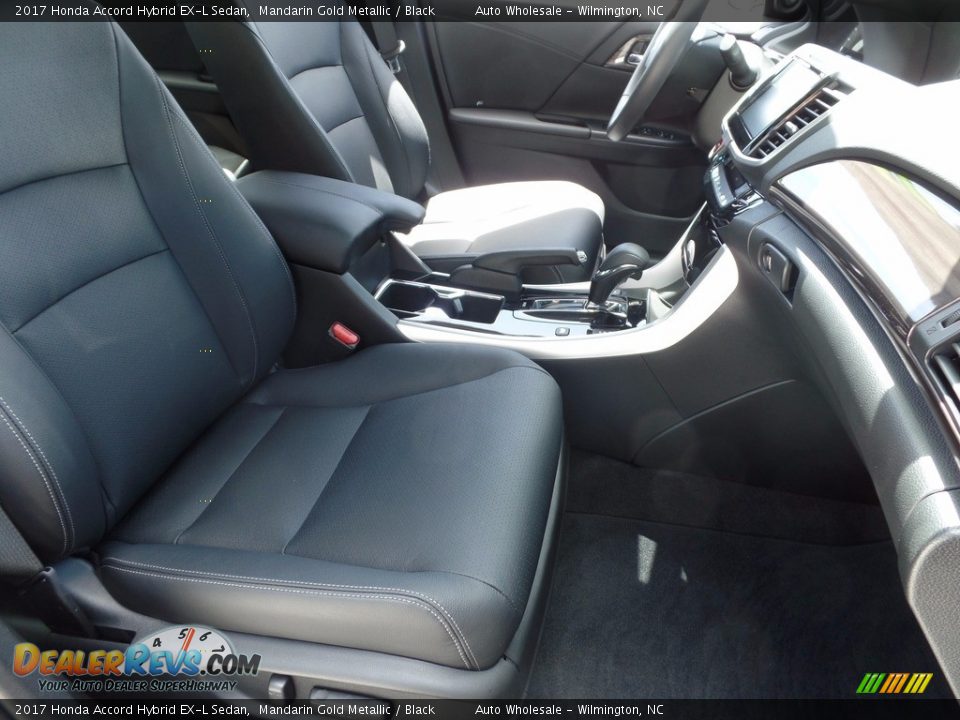 2017 Honda Accord Hybrid EX-L Sedan Mandarin Gold Metallic / Black Photo #13