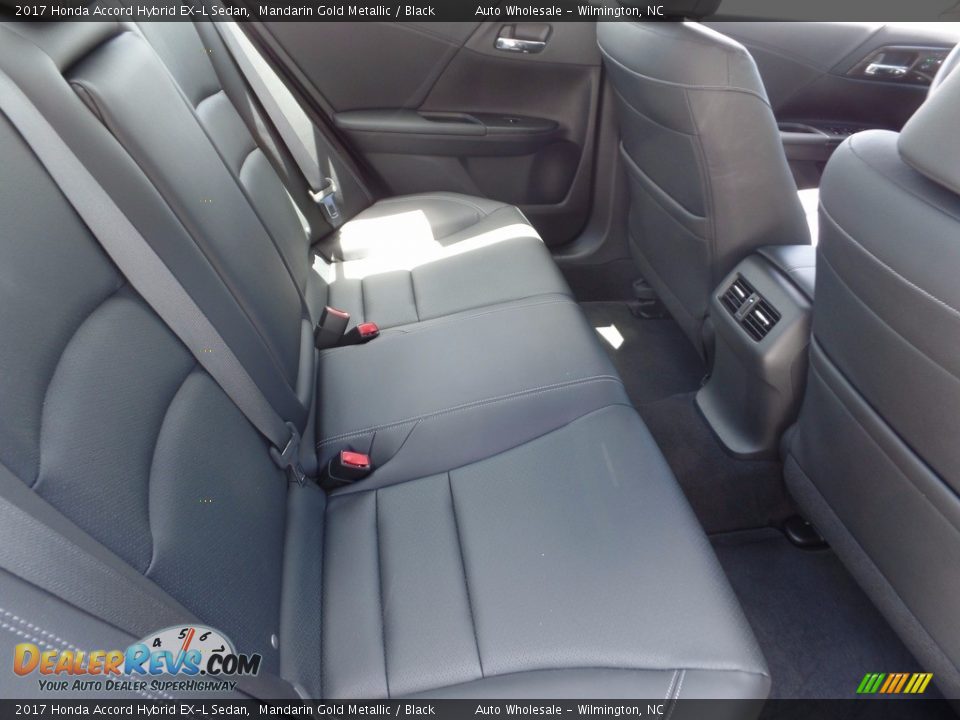 2017 Honda Accord Hybrid EX-L Sedan Mandarin Gold Metallic / Black Photo #14