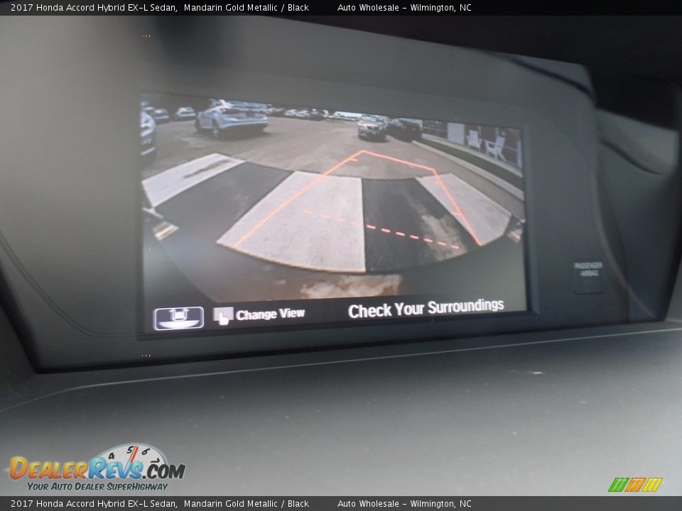 2017 Honda Accord Hybrid EX-L Sedan Mandarin Gold Metallic / Black Photo #18