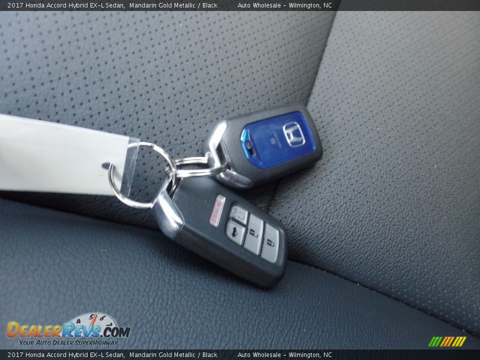 2017 Honda Accord Hybrid EX-L Sedan Mandarin Gold Metallic / Black Photo #20