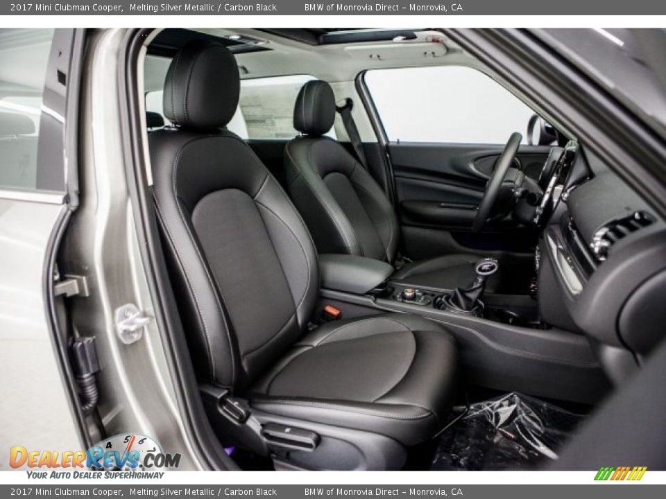 2017 Mini Clubman Cooper Melting Silver Metallic / Carbon Black Photo #2