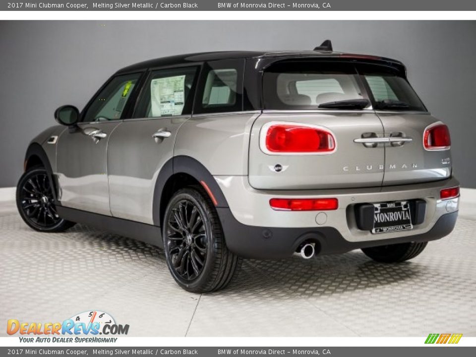 2017 Mini Clubman Cooper Melting Silver Metallic / Carbon Black Photo #3
