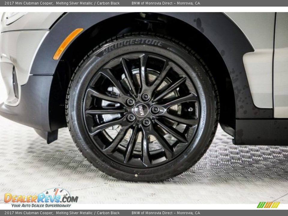 2017 Mini Clubman Cooper Melting Silver Metallic / Carbon Black Photo #9