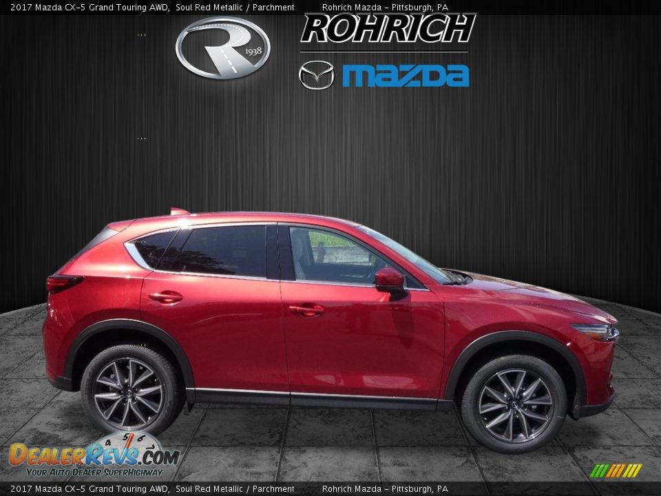 2017 Mazda CX-5 Grand Touring AWD Soul Red Metallic / Parchment Photo #2