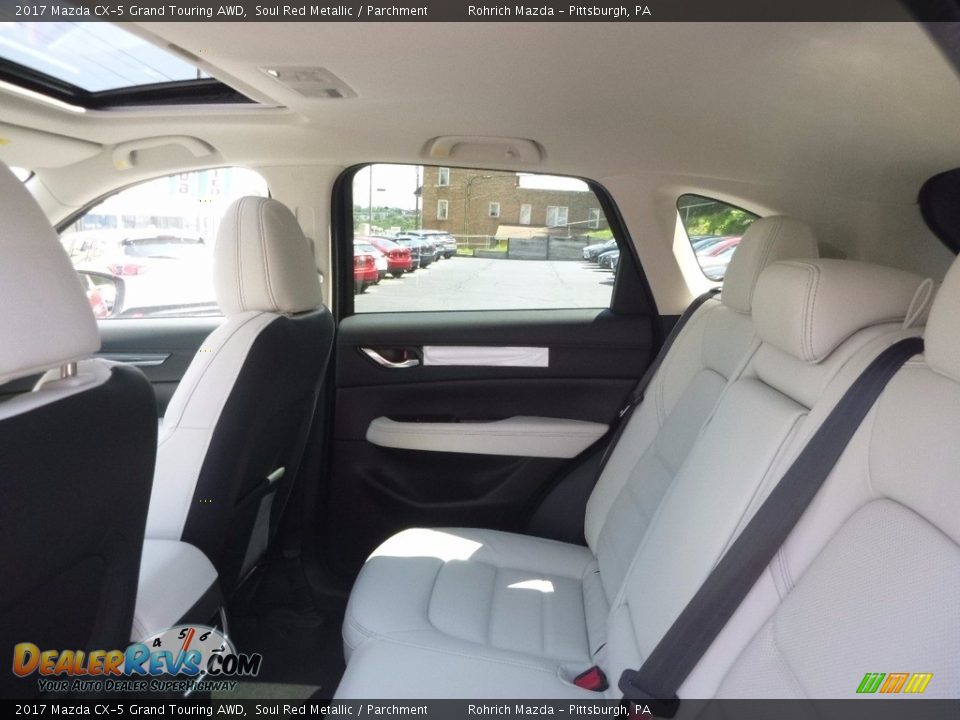 2017 Mazda CX-5 Grand Touring AWD Soul Red Metallic / Parchment Photo #7