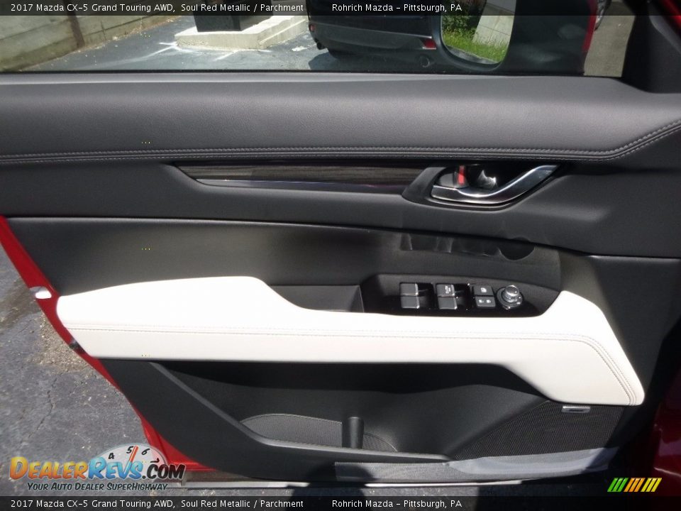 2017 Mazda CX-5 Grand Touring AWD Soul Red Metallic / Parchment Photo #8