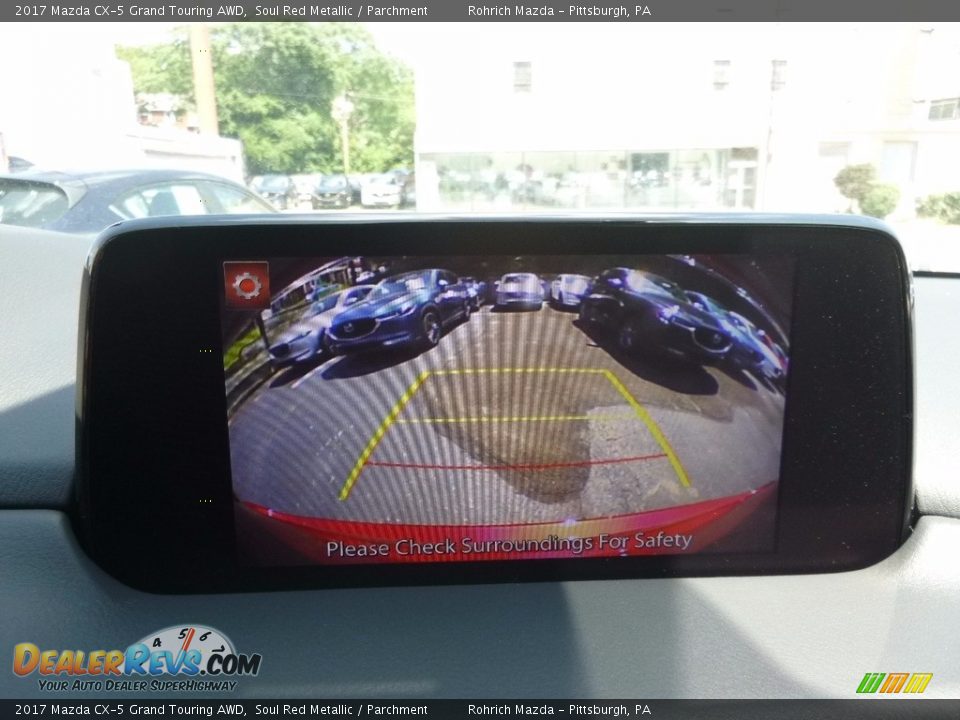 2017 Mazda CX-5 Grand Touring AWD Soul Red Metallic / Parchment Photo #13