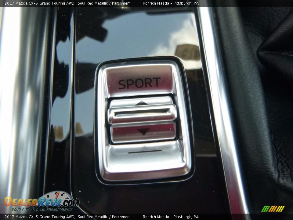 2017 Mazda CX-5 Grand Touring AWD Soul Red Metallic / Parchment Photo #14