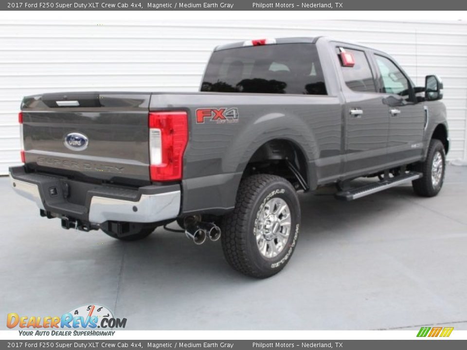 2017 Ford F250 Super Duty XLT Crew Cab 4x4 Magnetic / Medium Earth Gray Photo #7