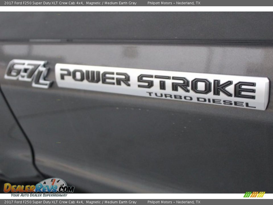 2017 Ford F250 Super Duty XLT Crew Cab 4x4 Magnetic / Medium Earth Gray Photo #8