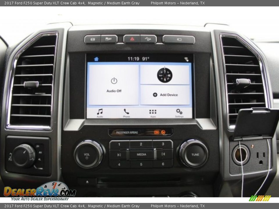 2017 Ford F250 Super Duty XLT Crew Cab 4x4 Magnetic / Medium Earth Gray Photo #14