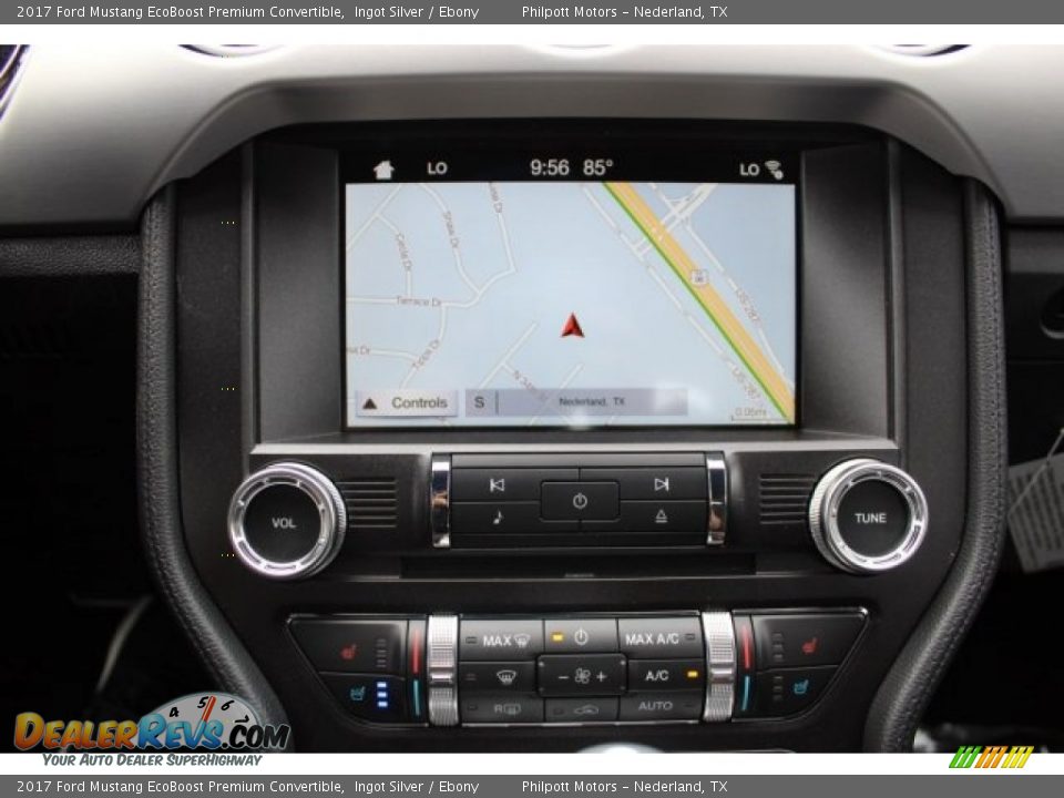 2017 Ford Mustang EcoBoost Premium Convertible Ingot Silver / Ebony Photo #14