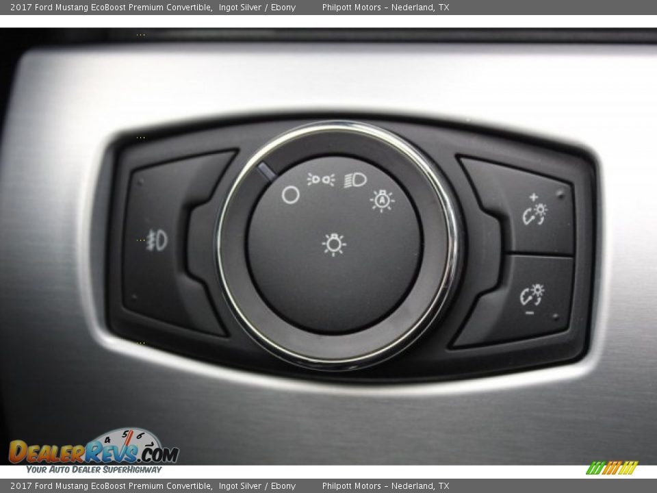 2017 Ford Mustang EcoBoost Premium Convertible Ingot Silver / Ebony Photo #20