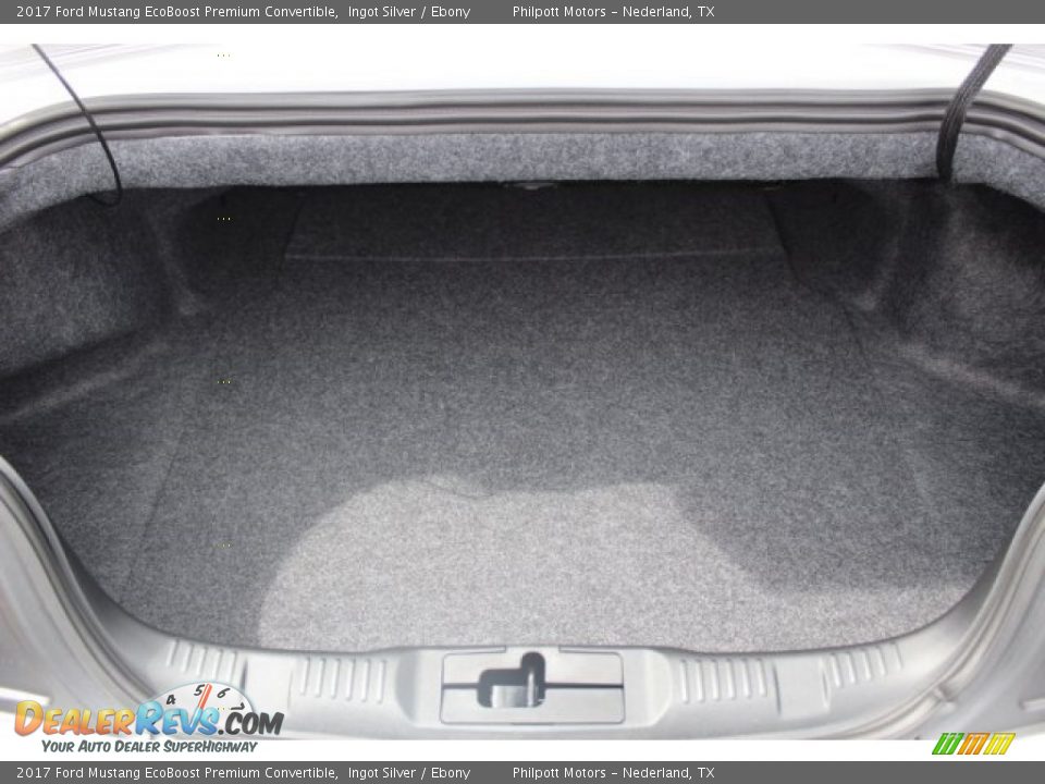 2017 Ford Mustang EcoBoost Premium Convertible Ingot Silver / Ebony Photo #25