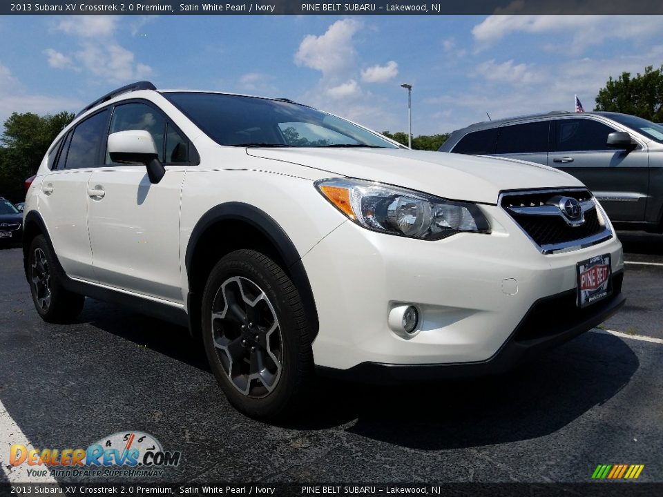 2013 Subaru XV Crosstrek 2.0 Premium Satin White Pearl / Ivory Photo #1