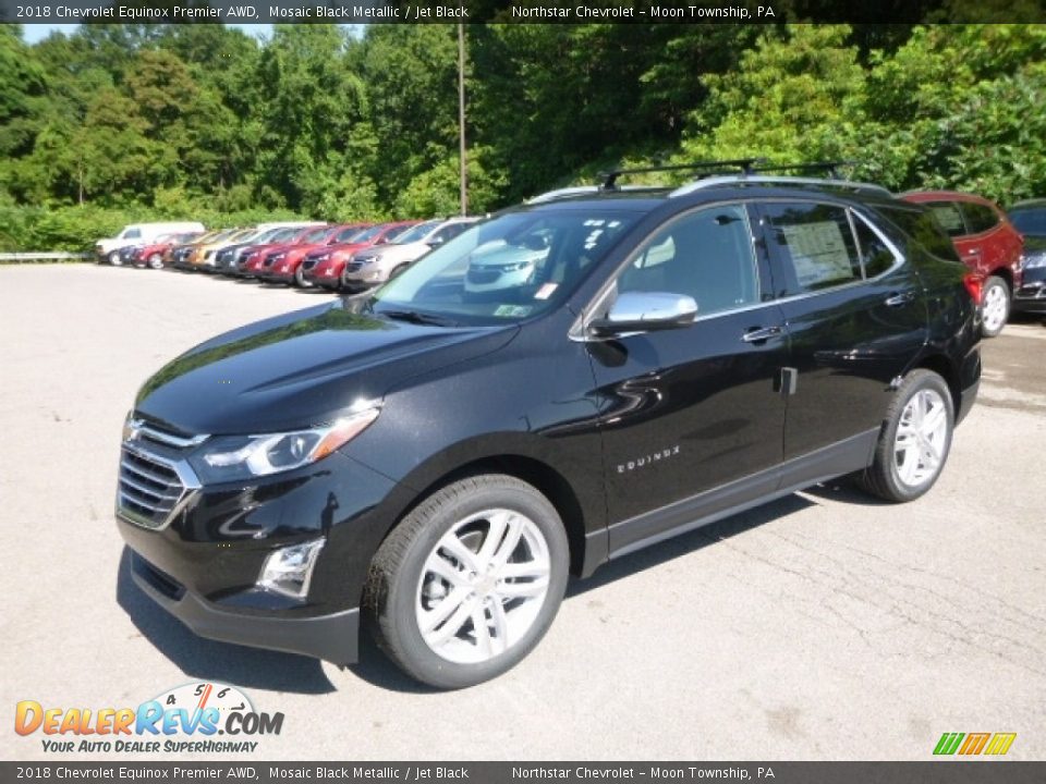 2018 Chevrolet Equinox Premier AWD Mosaic Black Metallic / Jet Black Photo #1