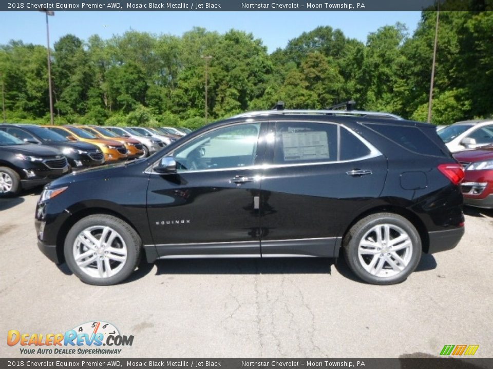 2018 Chevrolet Equinox Premier AWD Mosaic Black Metallic / Jet Black Photo #2