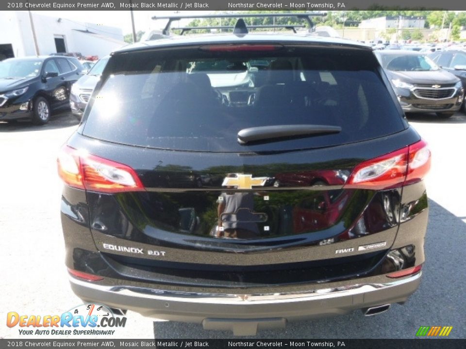 2018 Chevrolet Equinox Premier AWD Mosaic Black Metallic / Jet Black Photo #4