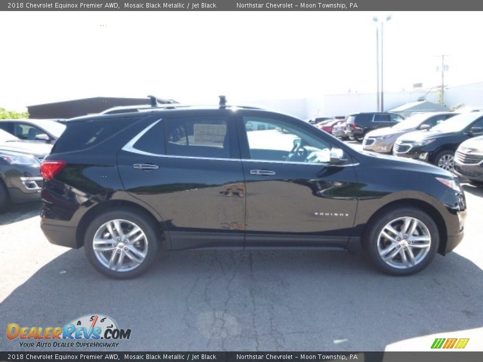 2018 Chevrolet Equinox Premier AWD Mosaic Black Metallic / Jet Black Photo #6
