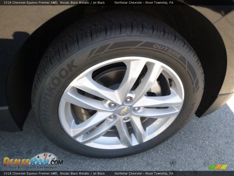 2018 Chevrolet Equinox Premier AWD Mosaic Black Metallic / Jet Black Photo #9