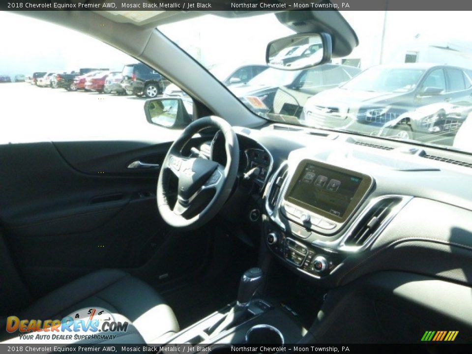 2018 Chevrolet Equinox Premier AWD Mosaic Black Metallic / Jet Black Photo #11