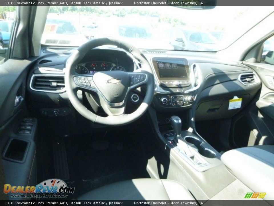 2018 Chevrolet Equinox Premier AWD Mosaic Black Metallic / Jet Black Photo #14