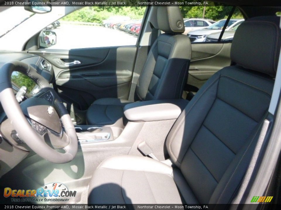 2018 Chevrolet Equinox Premier AWD Mosaic Black Metallic / Jet Black Photo #16