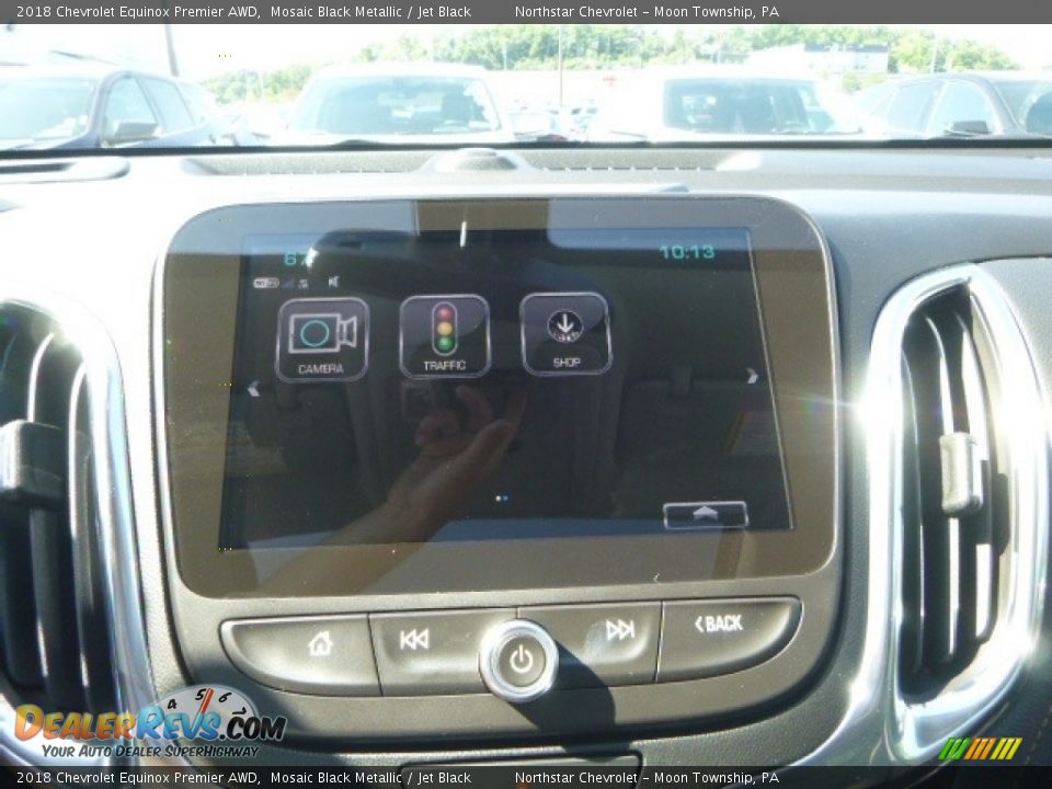 2018 Chevrolet Equinox Premier AWD Mosaic Black Metallic / Jet Black Photo #18