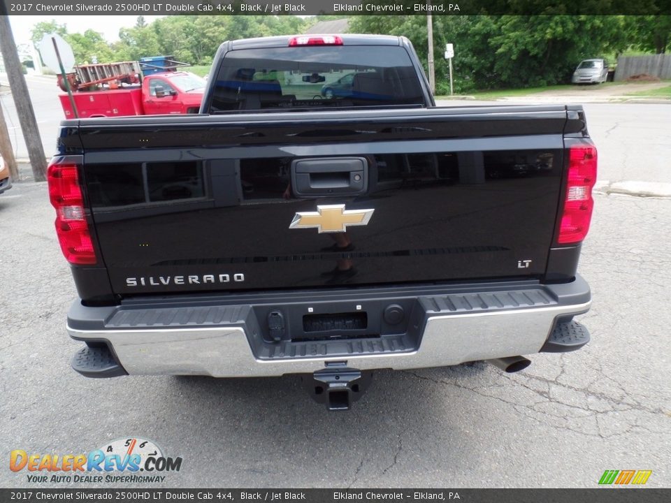 2017 Chevrolet Silverado 2500HD LT Double Cab 4x4 Black / Jet Black Photo #6