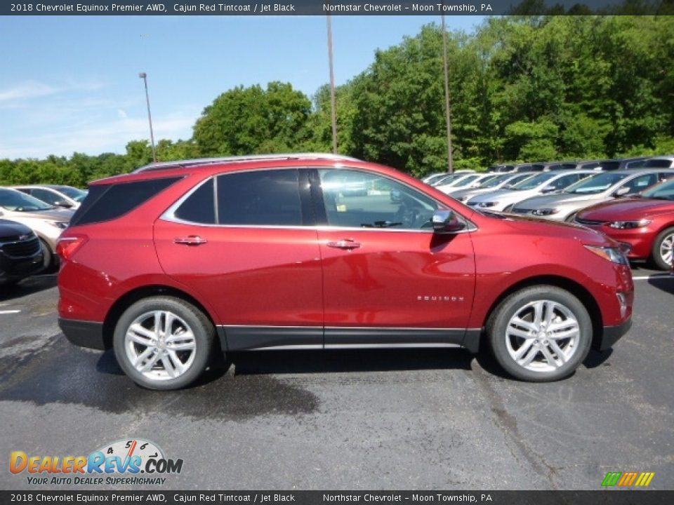 2018 Chevrolet Equinox Premier AWD Cajun Red Tintcoat / Jet Black Photo #6