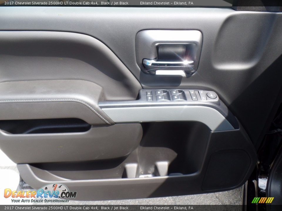 2017 Chevrolet Silverado 2500HD LT Double Cab 4x4 Black / Jet Black Photo #13