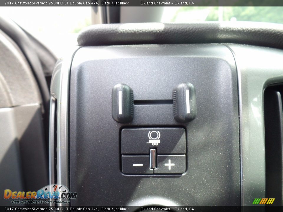 2017 Chevrolet Silverado 2500HD LT Double Cab 4x4 Black / Jet Black Photo #23