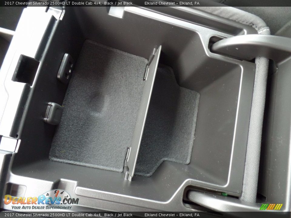 2017 Chevrolet Silverado 2500HD LT Double Cab 4x4 Black / Jet Black Photo #36