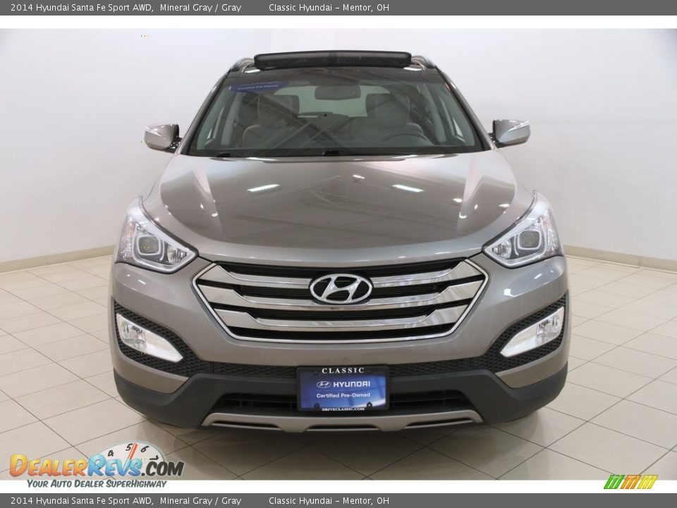 2014 Hyundai Santa Fe Sport AWD Mineral Gray / Gray Photo #2