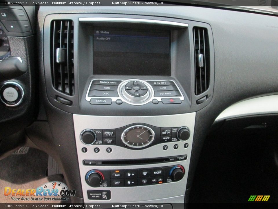 2009 Infiniti G 37 x Sedan Platinum Graphite / Graphite Photo #25