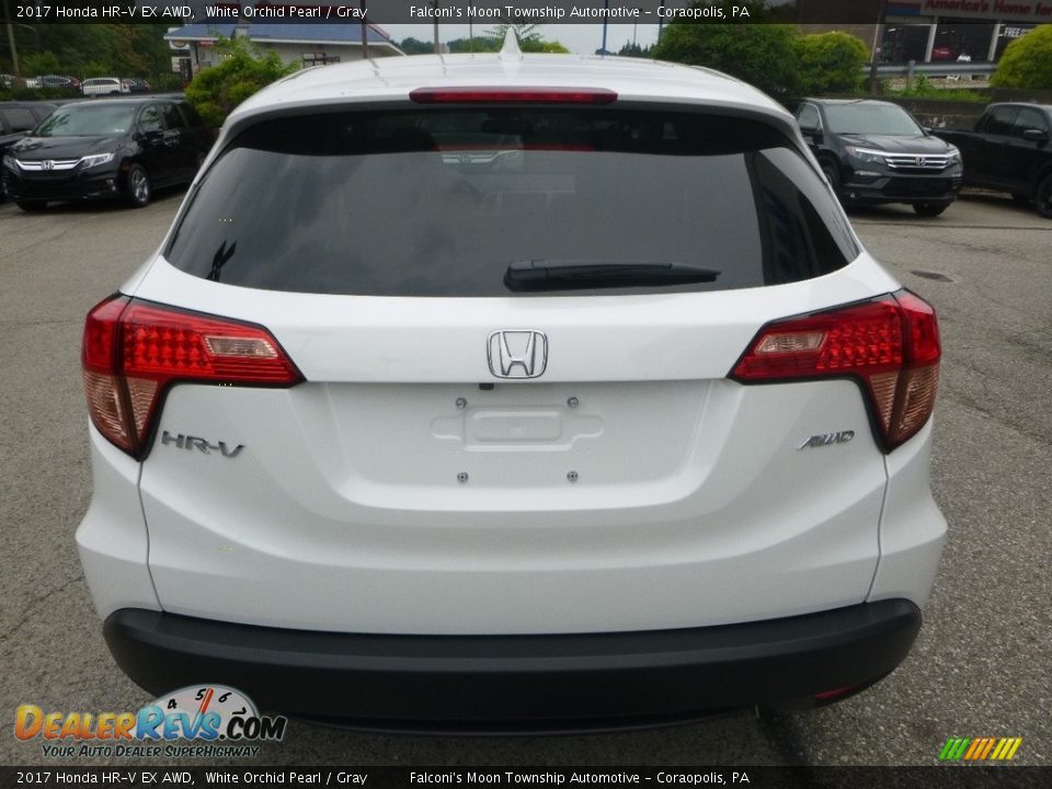 2017 Honda HR-V EX AWD White Orchid Pearl / Gray Photo #3