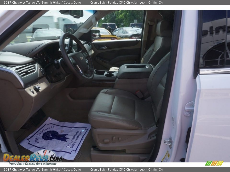 2017 Chevrolet Tahoe LT Summit White / Cocoa/Dune Photo #9