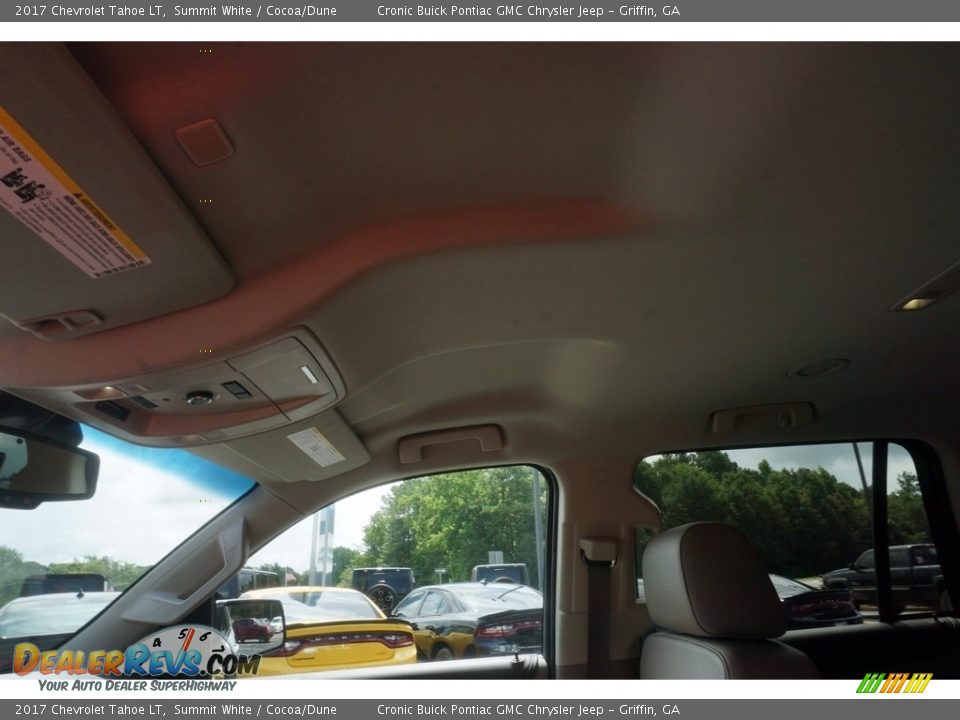 2017 Chevrolet Tahoe LT Summit White / Cocoa/Dune Photo #11